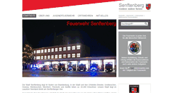 Desktop Screenshot of feuerwehr.senftenberg.de